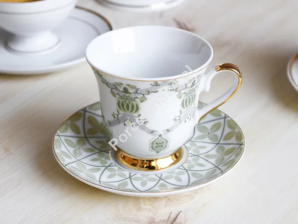 Filiżanka ze spodkiem 0,25 L / 15,7 cm Ćmielów - G904 GIFT BOX
