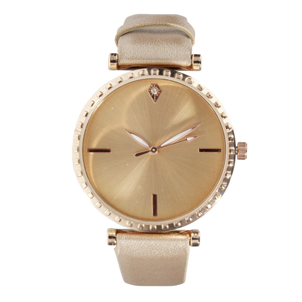 Montre femme cadran rond strass (2 modèles)