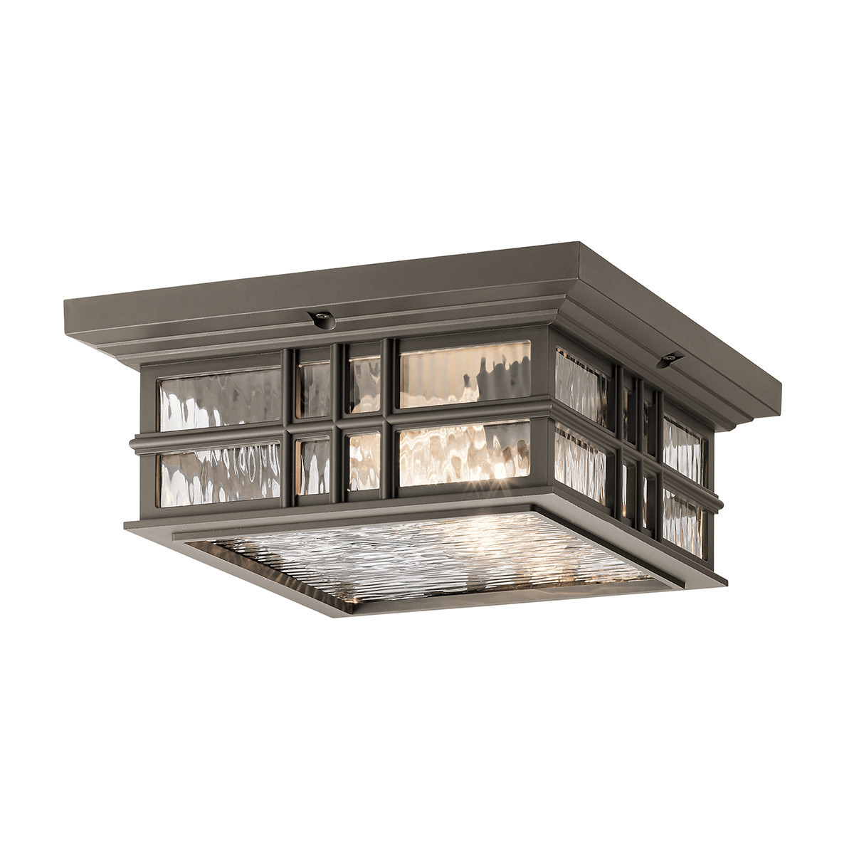 Lampa sufitowa zewnętrzna Beacon Square stary brąz 2xE27x60W IP44 Kichler