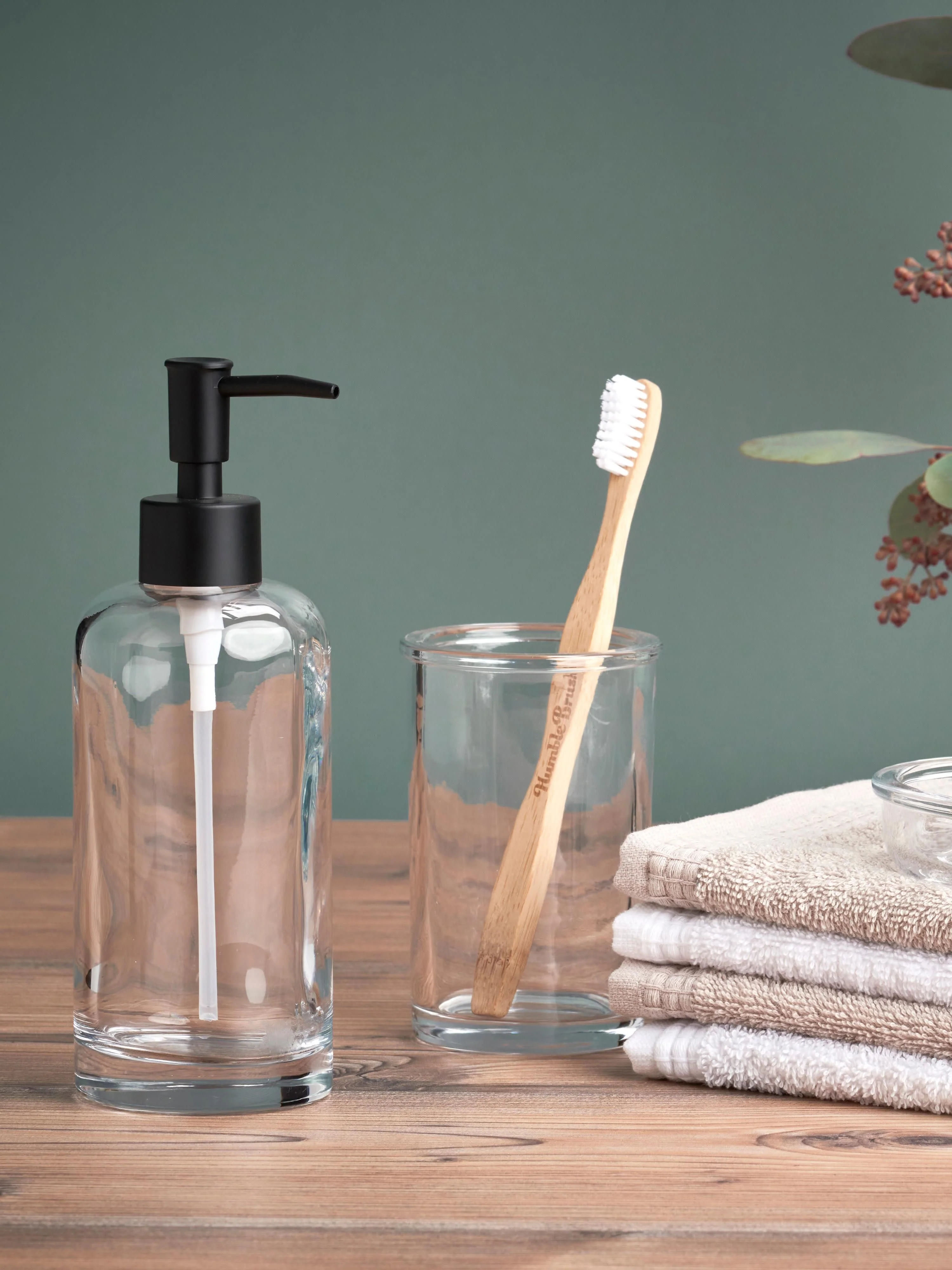 Seifenspender Clear aus Glas