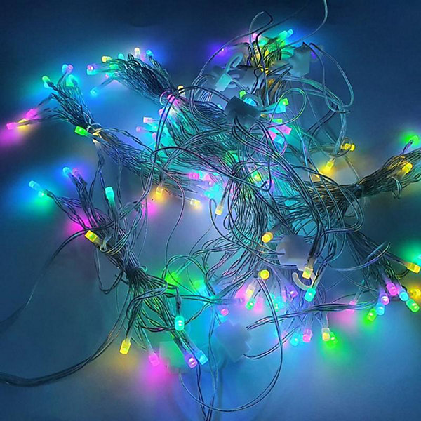 Guirlande LED Connectée Rideau Multicolore 220V 3M IP44 180 LED ( transfo) - SILAMP