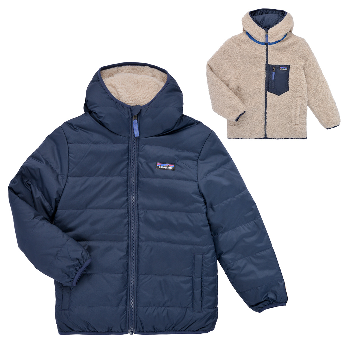 Patagonia - REVERSIBLE READY FREDDY HOODY - Marine