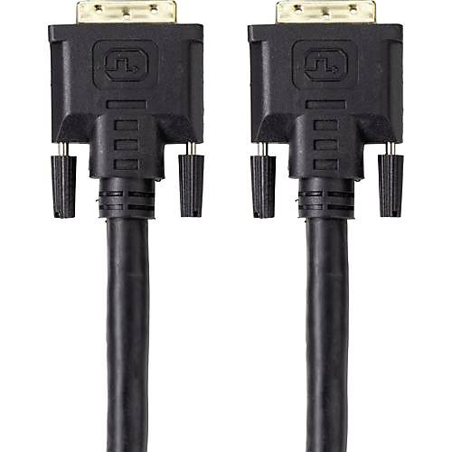 Câble Renkforce DVI-D Dual Link 24 1 mâle/mâle 20 m noir - blindage double, contacts dorés