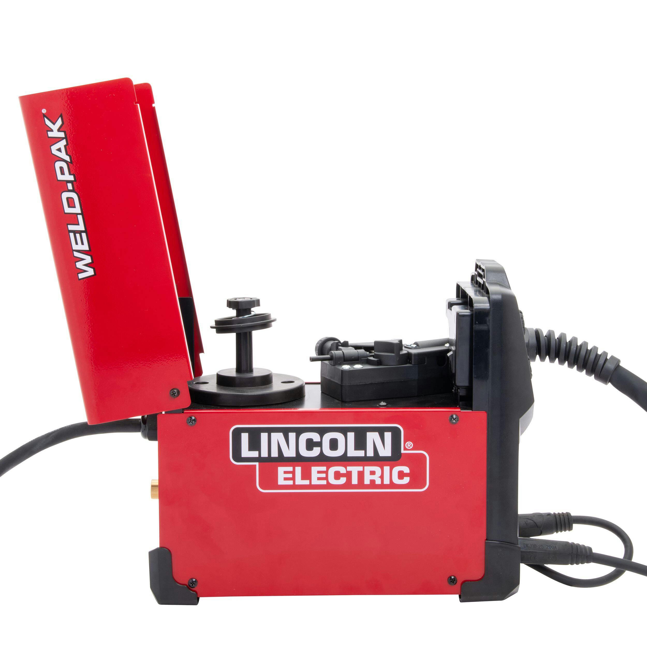 Lincoln Electric MIG 90i 120V Welder with Nozzles & Tips, Red