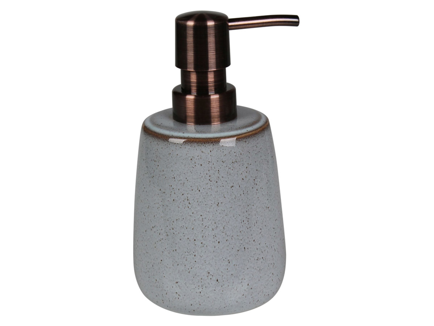 Dozownik do mydła ceramiczny Milton 300 ml szary
