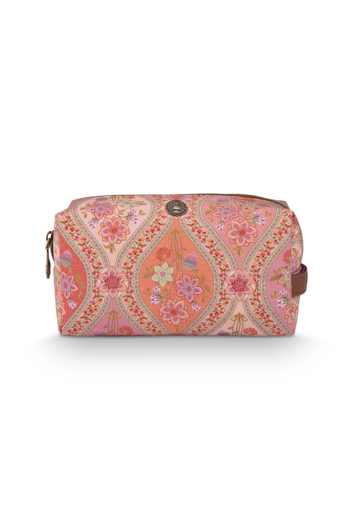 Pip Studio - Coco Make-up Tasje Dames - Ornamento - Oranje - 21.5x10x10.5cm