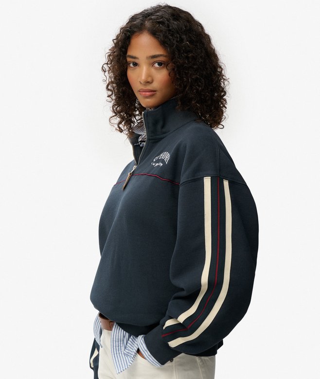 Country Club Tape Henley Jumper