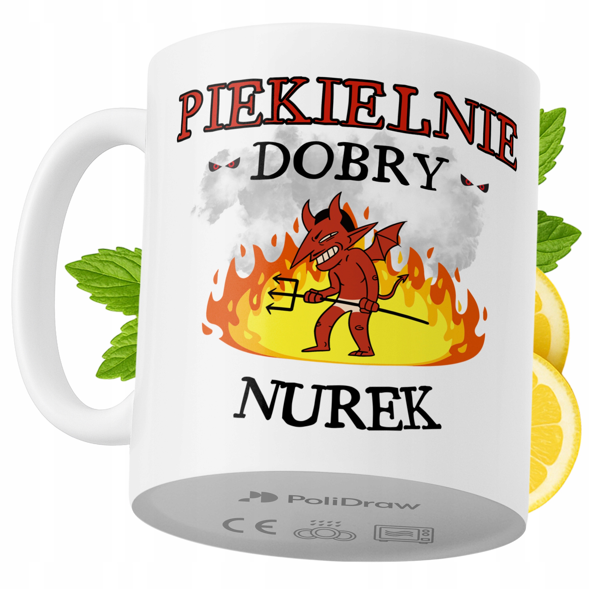 Kubek Dla Nurka na Prezent z Nadrukiem ze Zdjęciem 330 ml PoliDraw