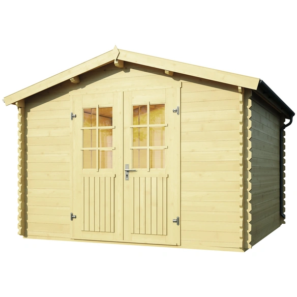 Gartenhaus »Paris«, Holz, BxHxT: 324 x 223 x 300 cm (Außenmaße inkl. Dachüberstand)