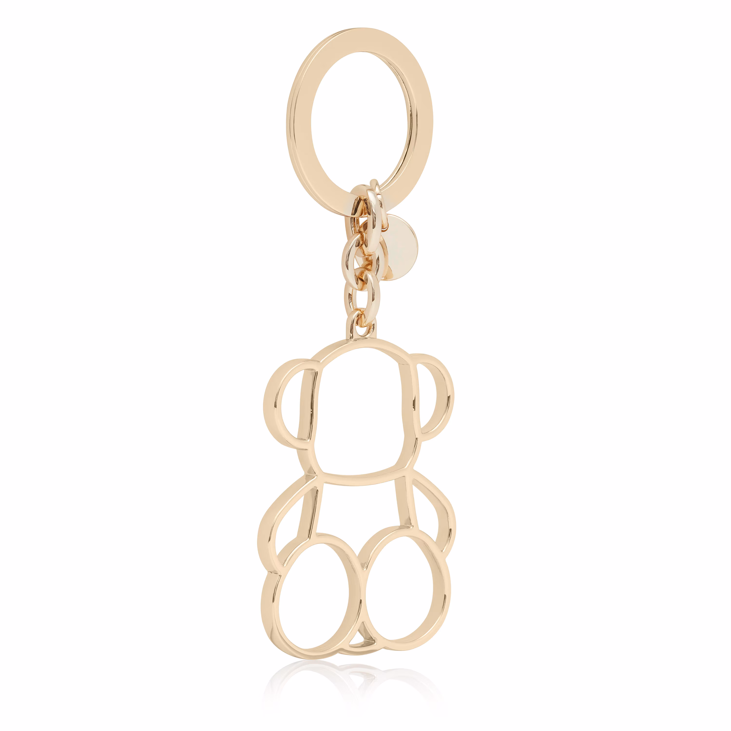 Llavero Silhouette dorado Bold Bear
