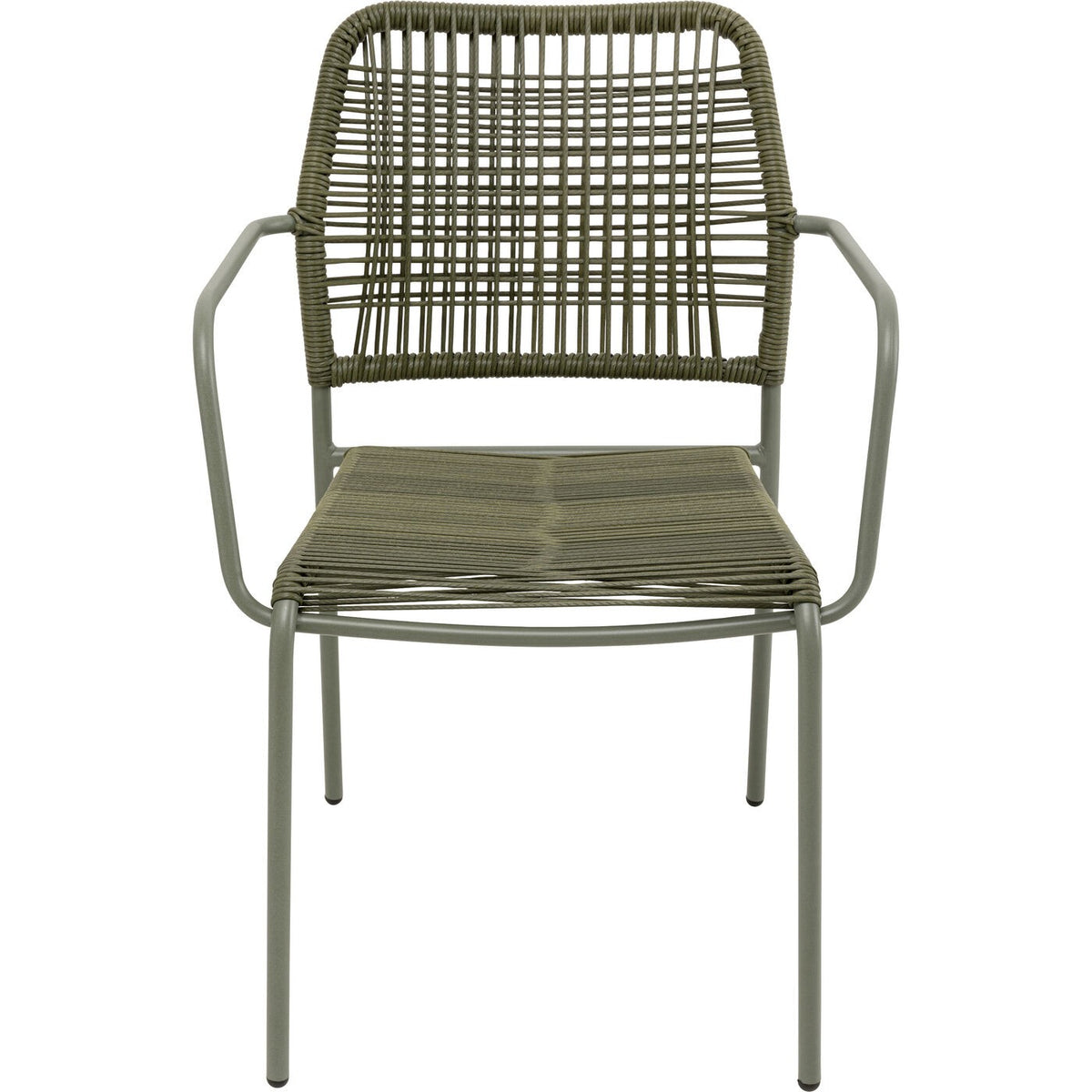Kare Design Tuinstoel met armleuningen Madagascar groen