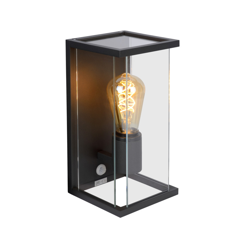 Applique extérieure LED Claire dimmable E27 60 W LUCIDE