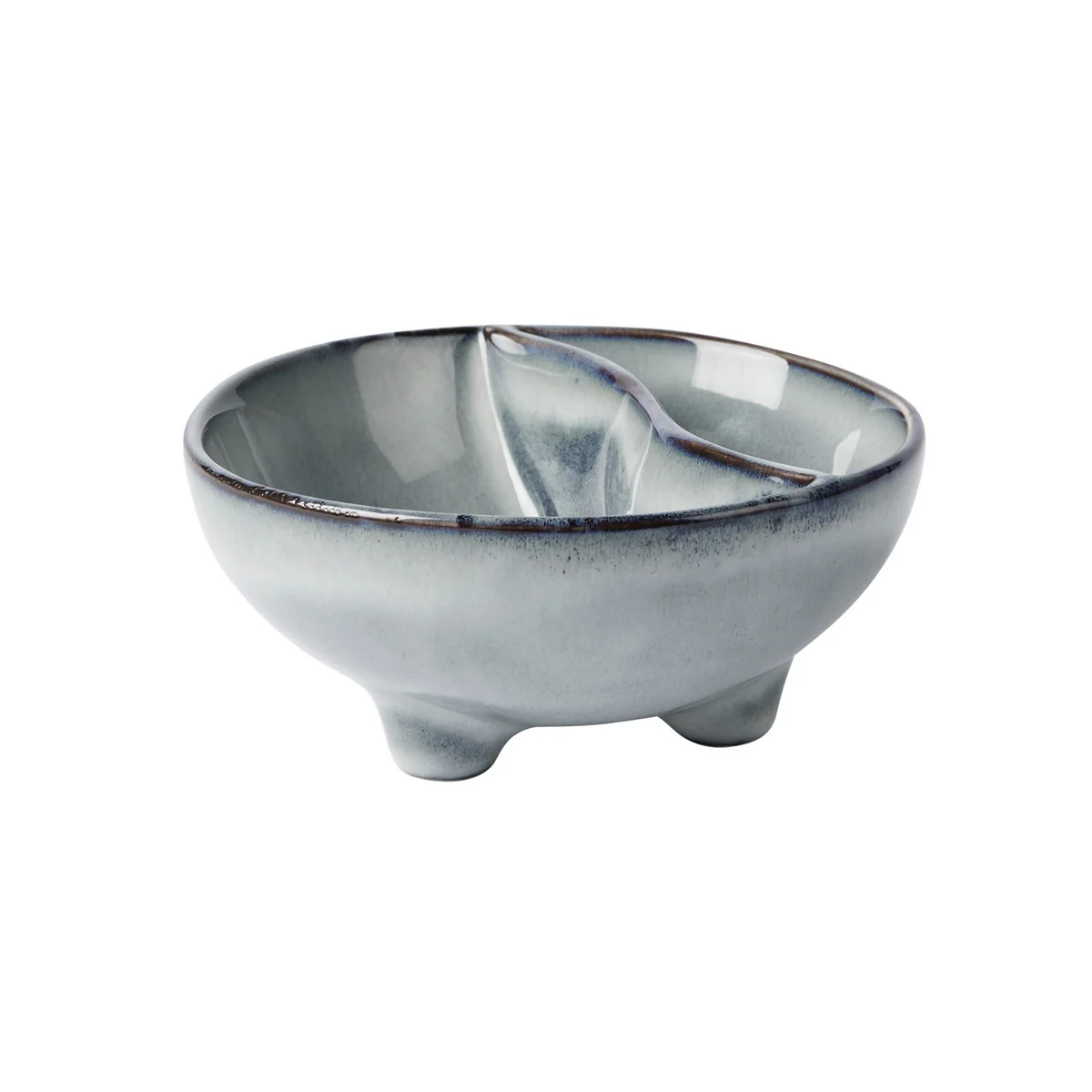 Broste Copenhagen - Nordic Sea Olivenschale, Ø 11 cm x H 5 cm, blau