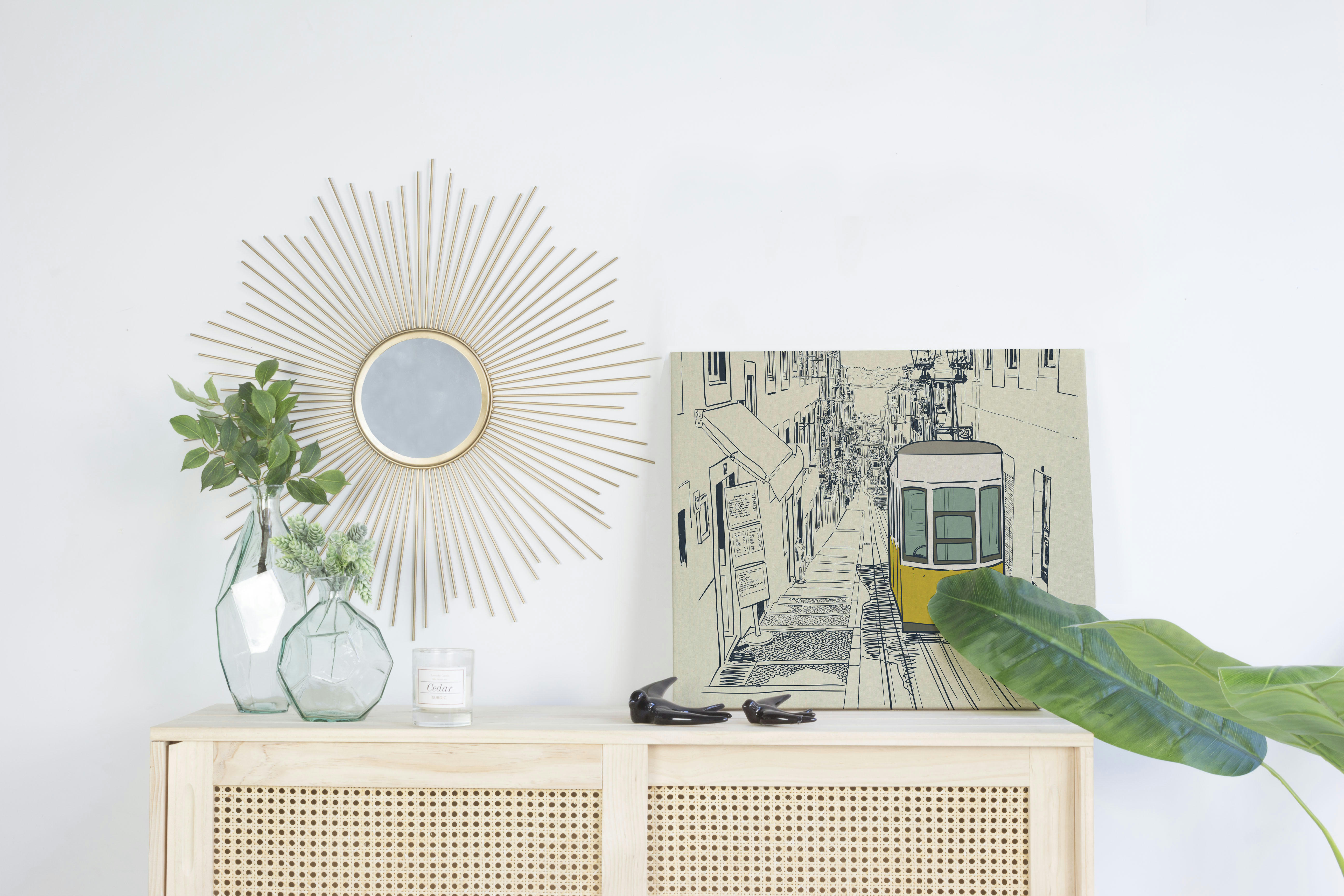 CITY - Peinture sur toile 60x40 imprimé HD ville