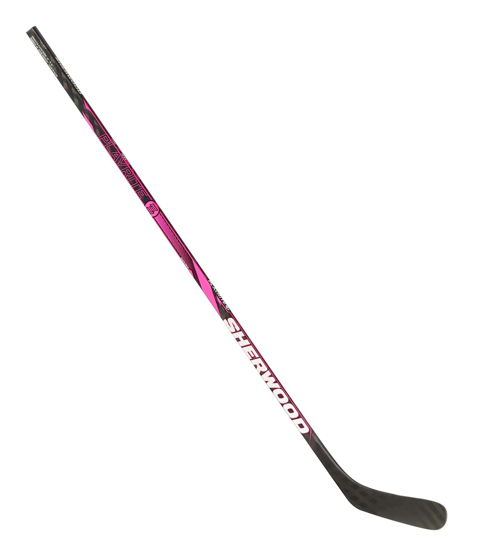 Sherwood Playrite 3 Composite Hockey Stick, Junior, 45 Flex, Pink