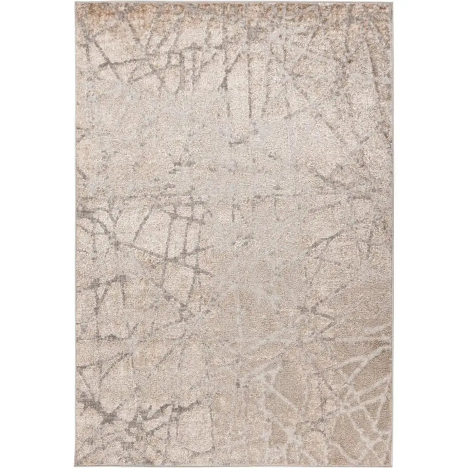 Lalee Vloerkleed Milas - Polyester - 80x150 cm zilver beige