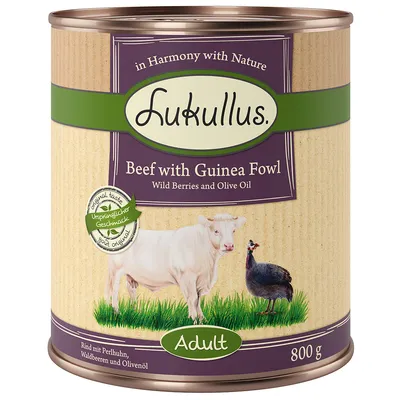 Lukullus Adult Beef & Guinea Fowl - Grain-Free