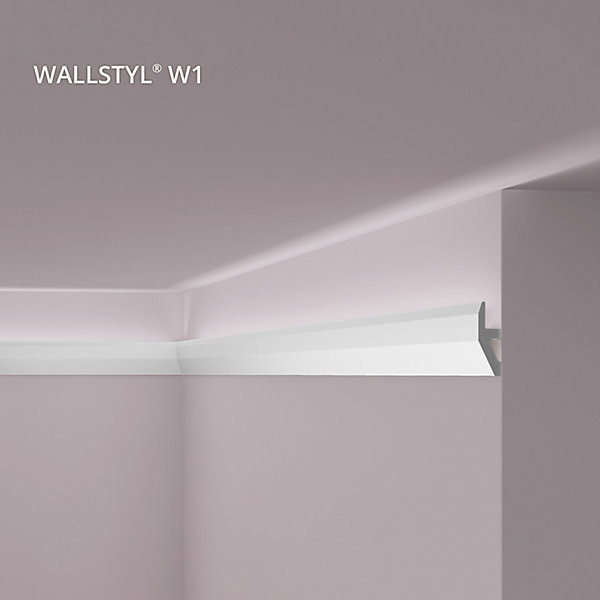 Cimaise NMC WALLSTYL W1 Moulure décorative Corniche éclairage indirect