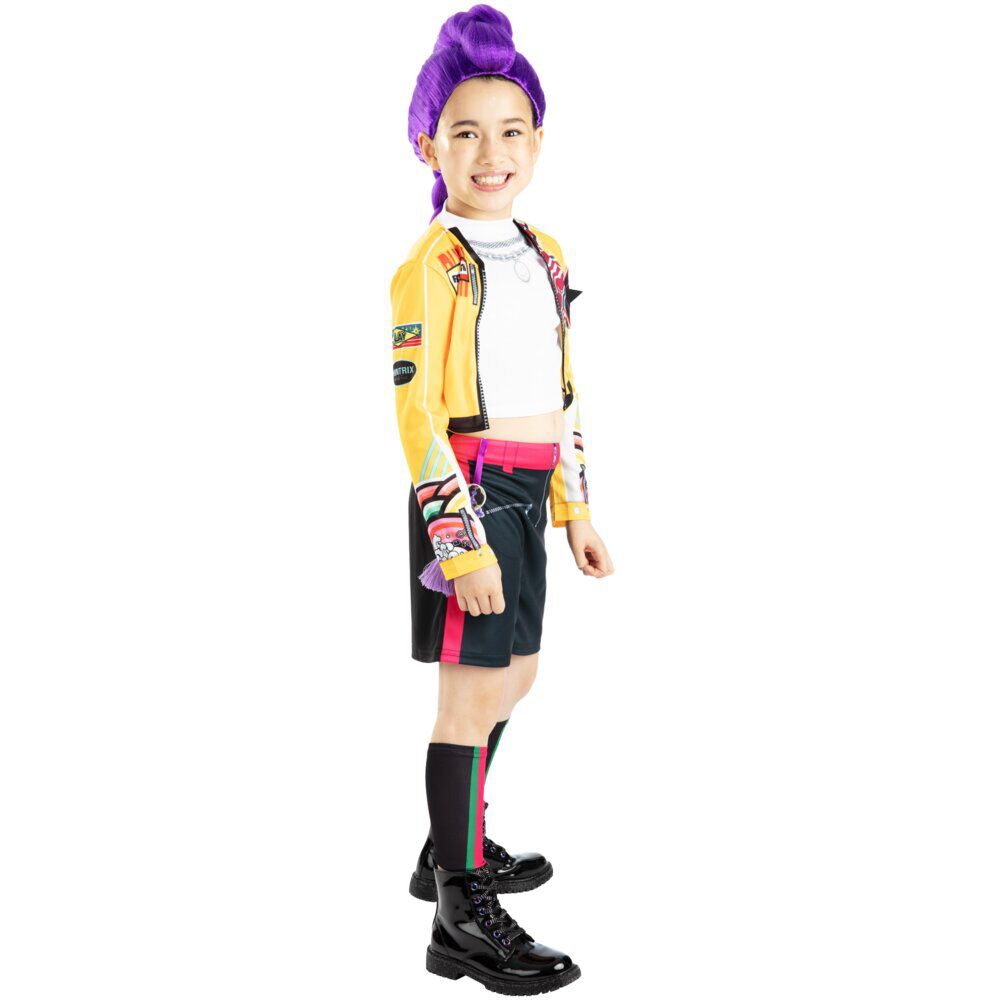 Déguisement enfant fille KPOP Rumi jaune 9/10ans