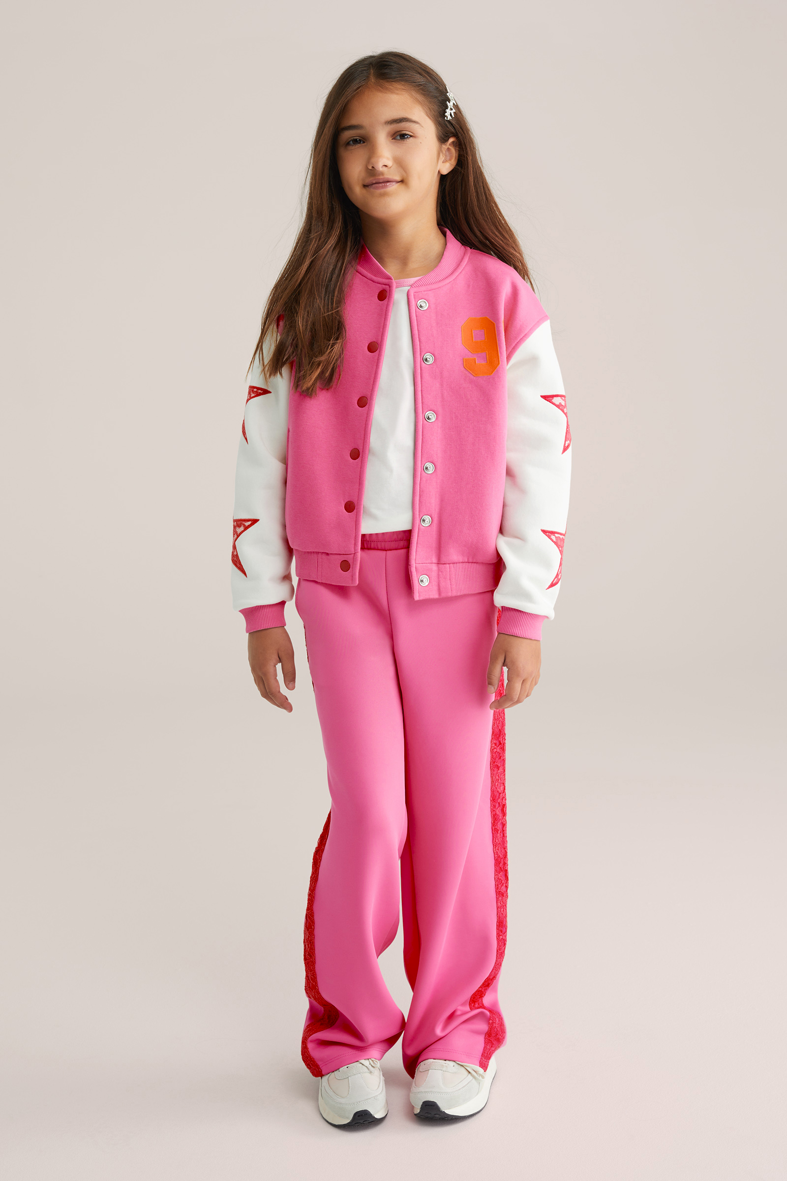 MeisjeDjamila X Tina straight leg broek