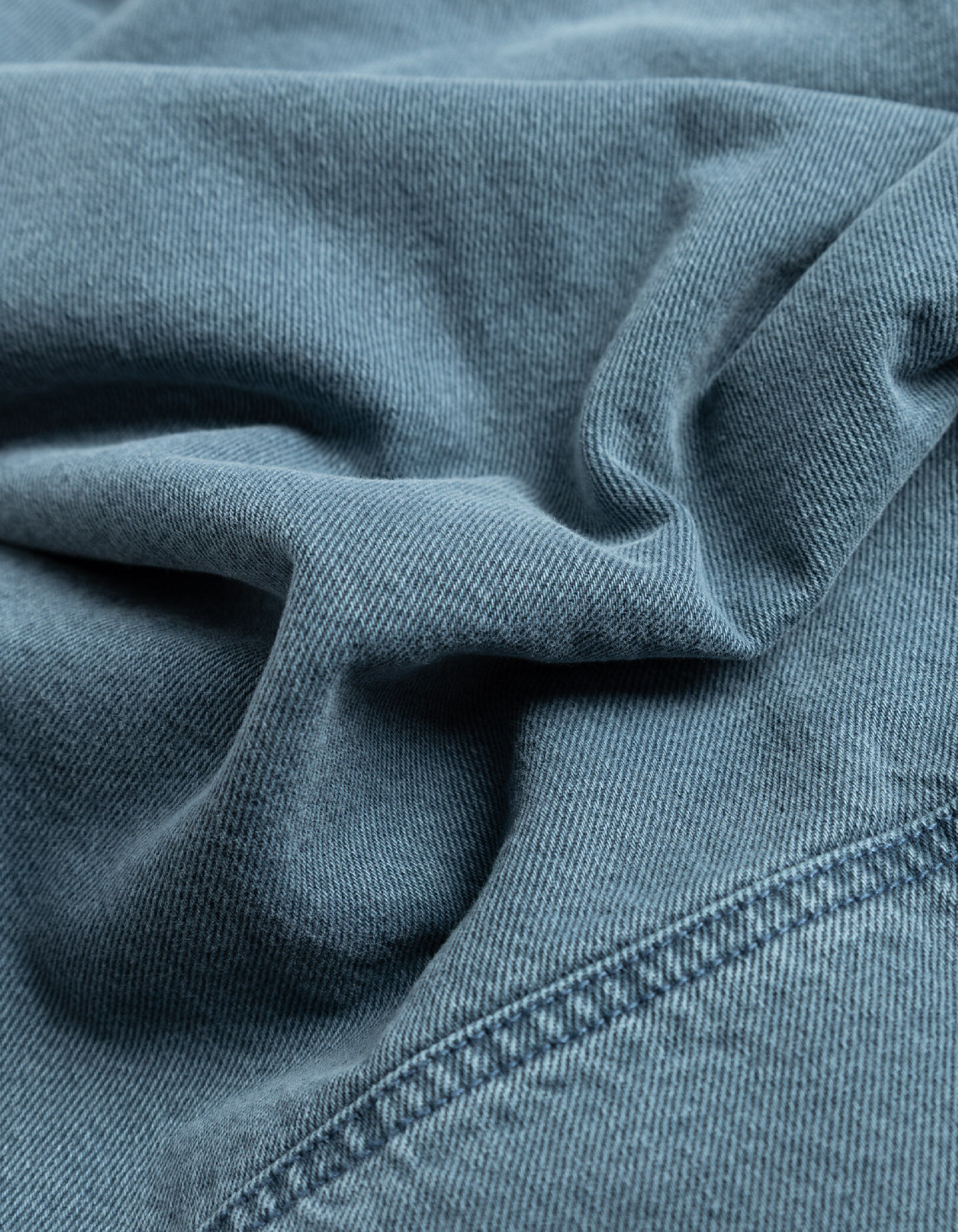 Veste en jean bleu oversize doublure matelassée Femme