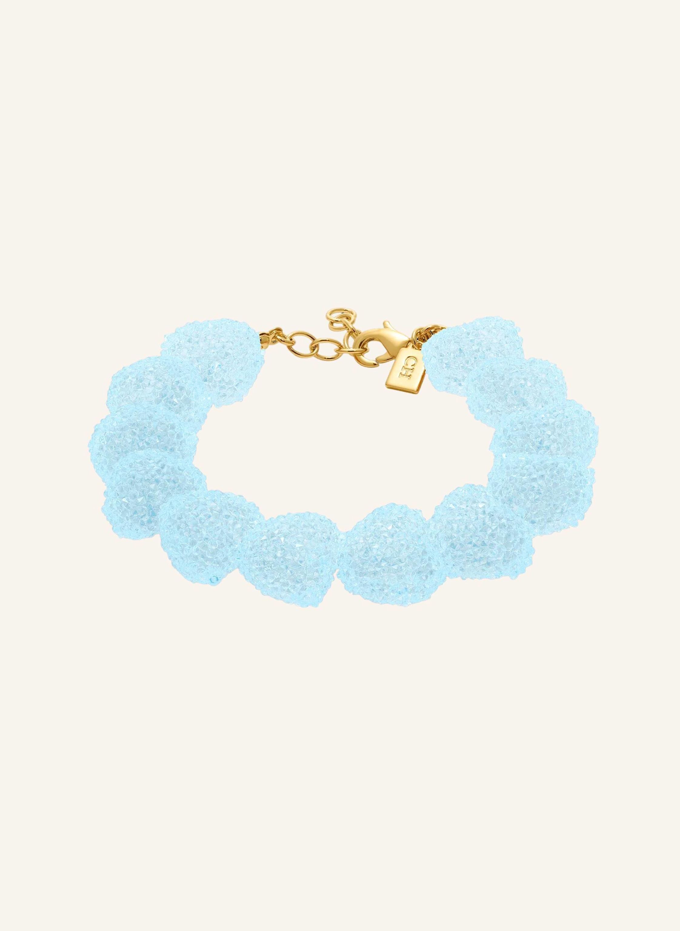 CRYSTAL HAZE Armbänder JELLY HEART BRACELET BABY BLUE by GLAMBOU