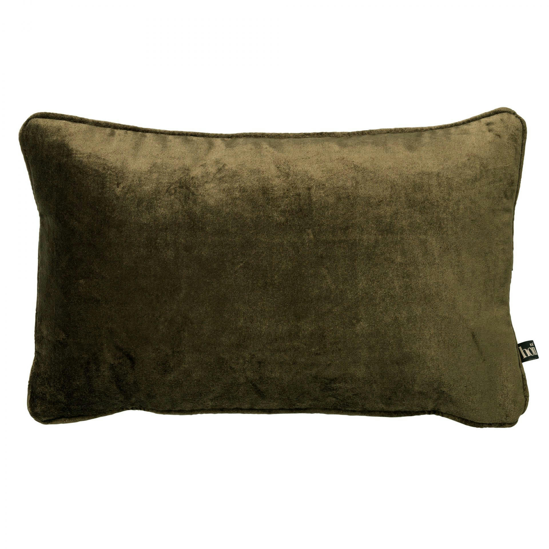- Coussin vert en velours 30x50 cm uni
