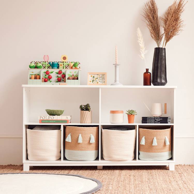 Great Little Trading Company Blake Long Storage Unit -White