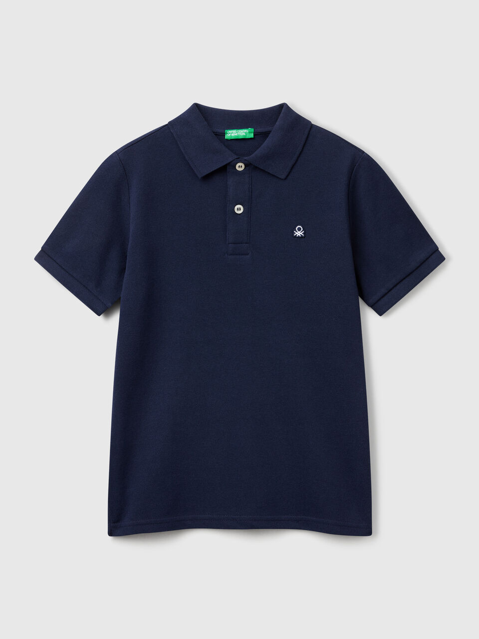 Slim fit polo in pure cotton
