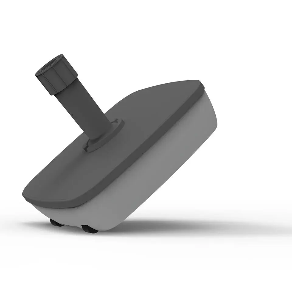 EDA Parasolvoet Rattan - vierkant - groen - 50 x 50 cm - 25 liter