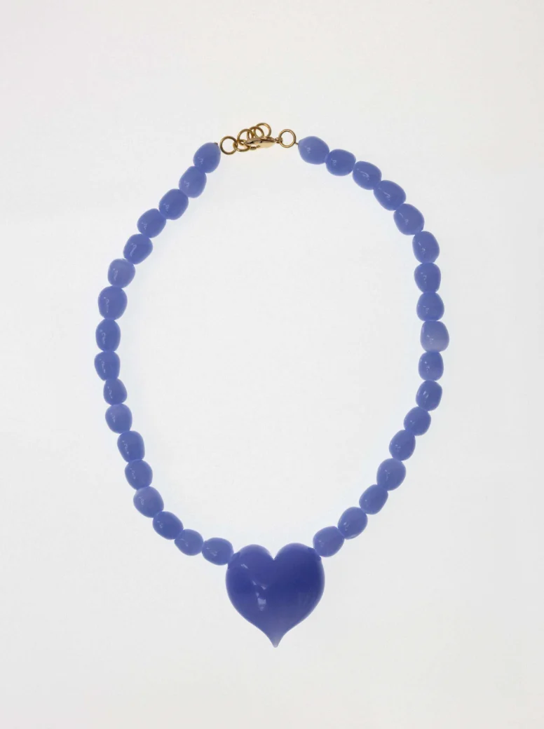 Statement Love Necklace | Riad Blue