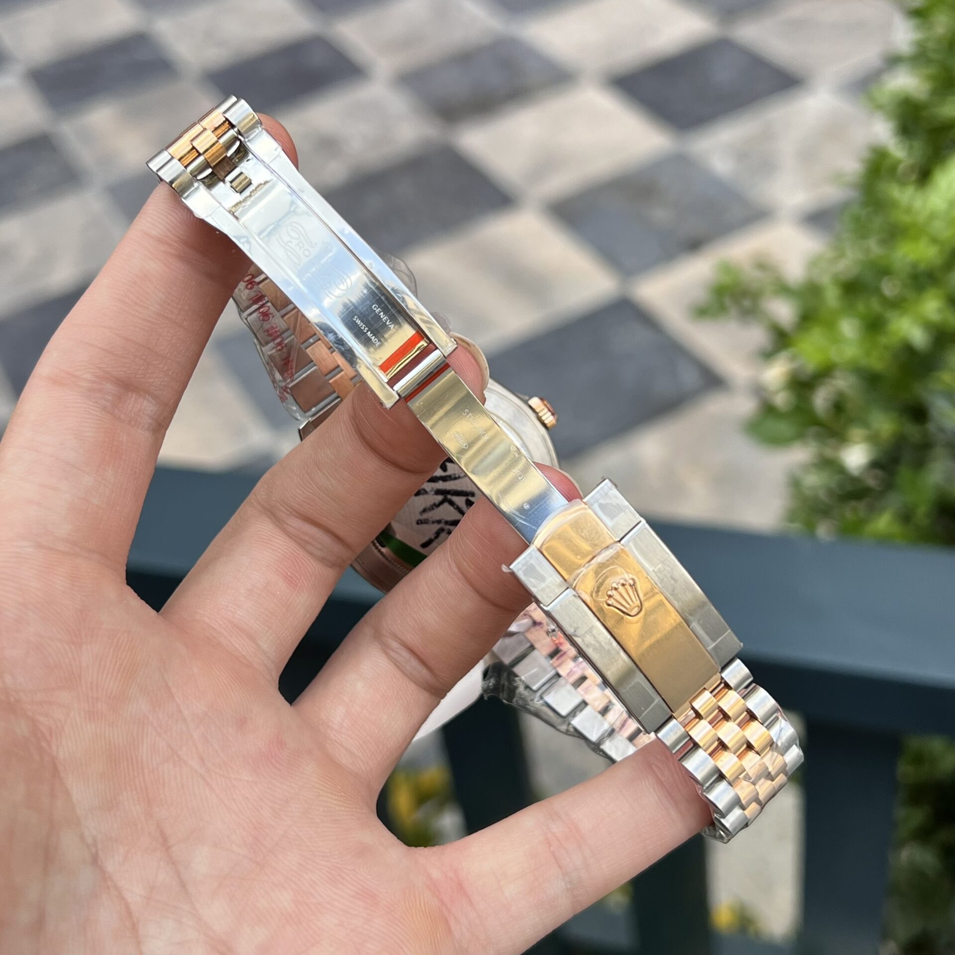 Rolex Datejust SS/RG Plated Chocolate Dial 36mm Jub Super Clone