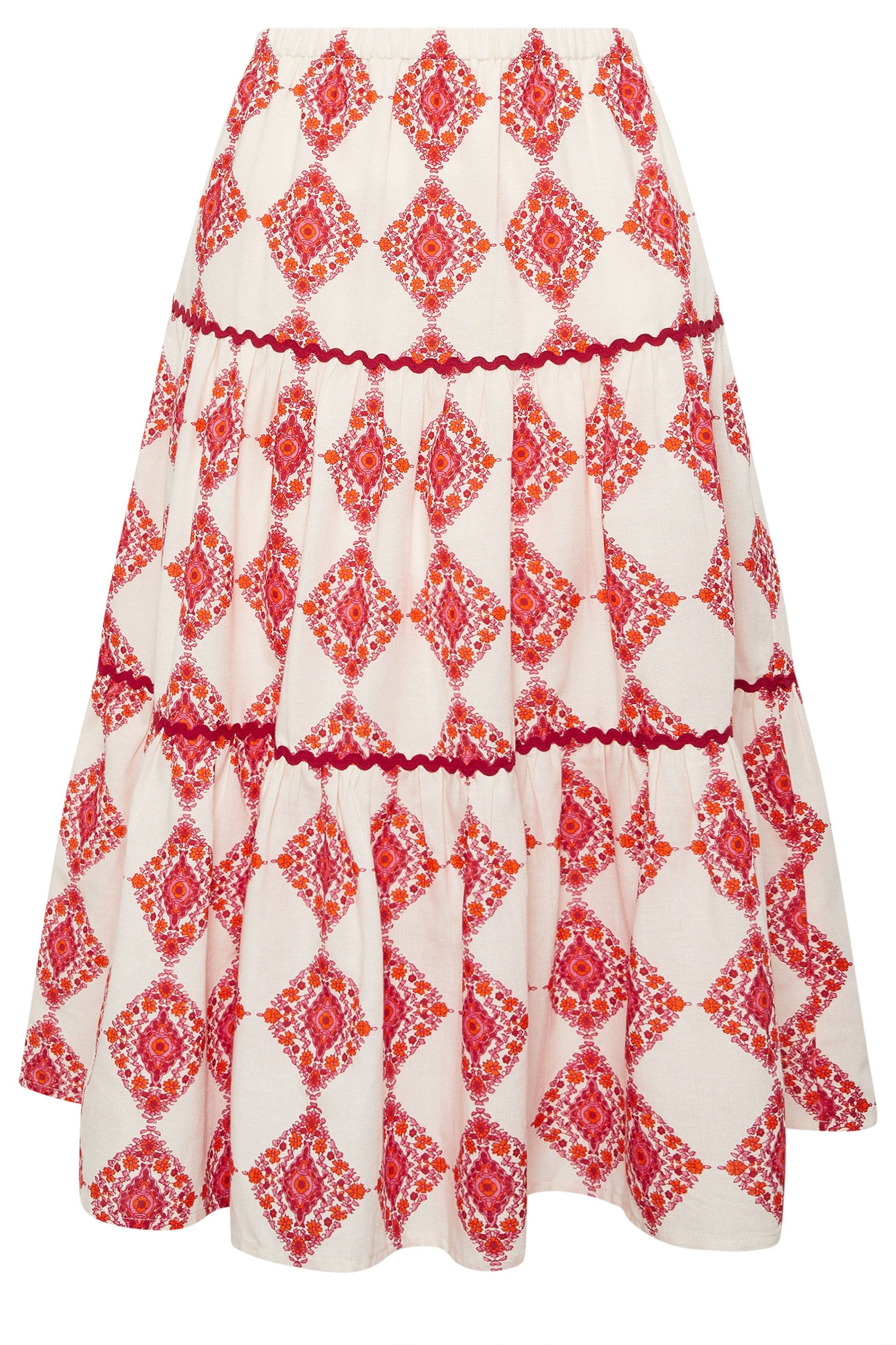 M&Co Printed Maxi Skirt