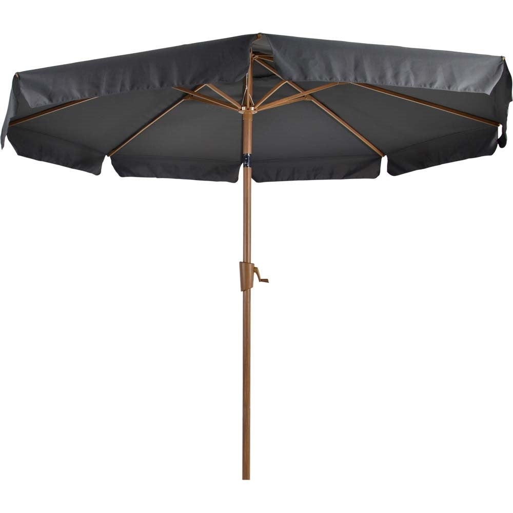 Lesli Living push-up parasol Libra - grijs - Ø300cm