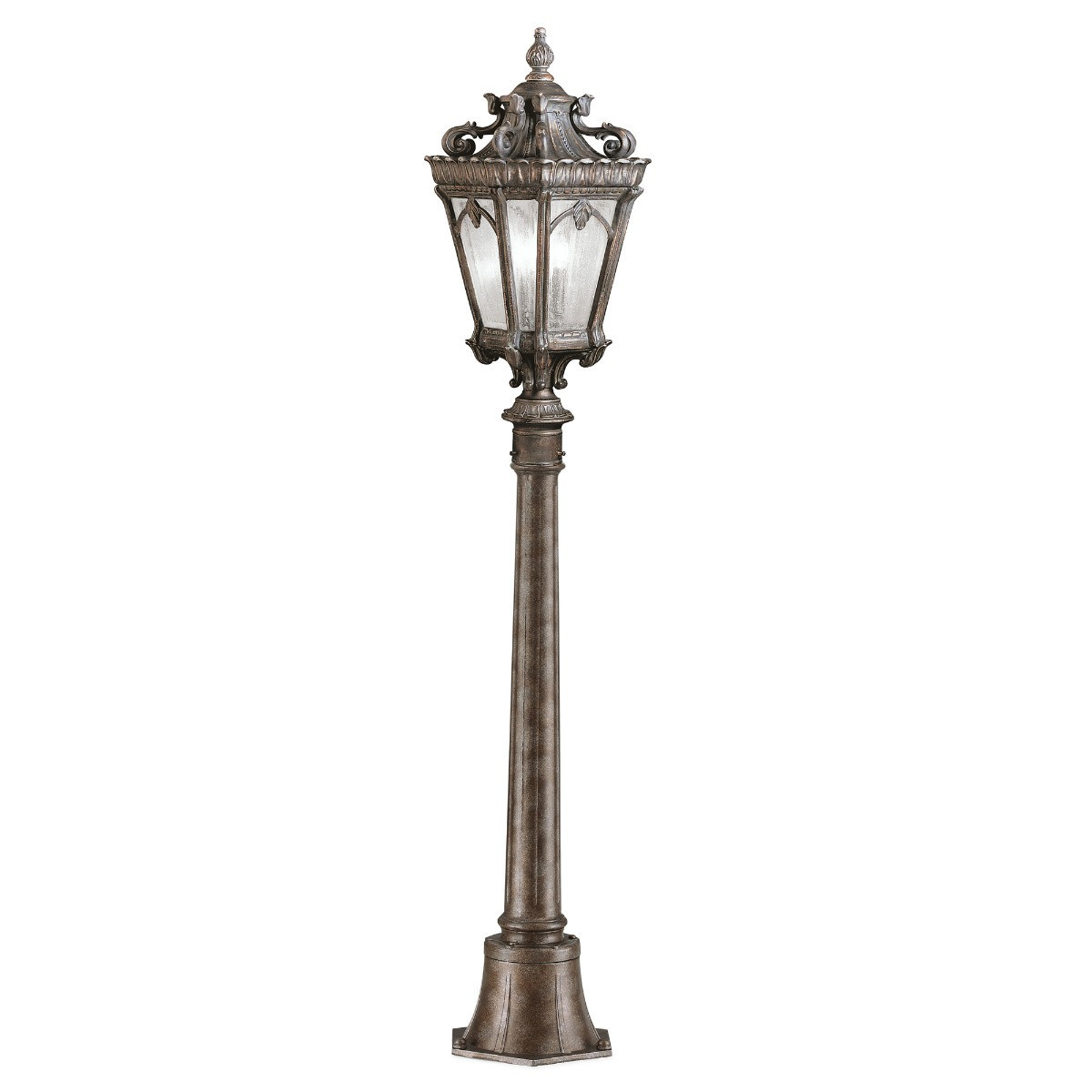 Lampa ogrodowa stojąca brązowa Tournai wys:110 cm 1xE27x60W IP44 Kichler
