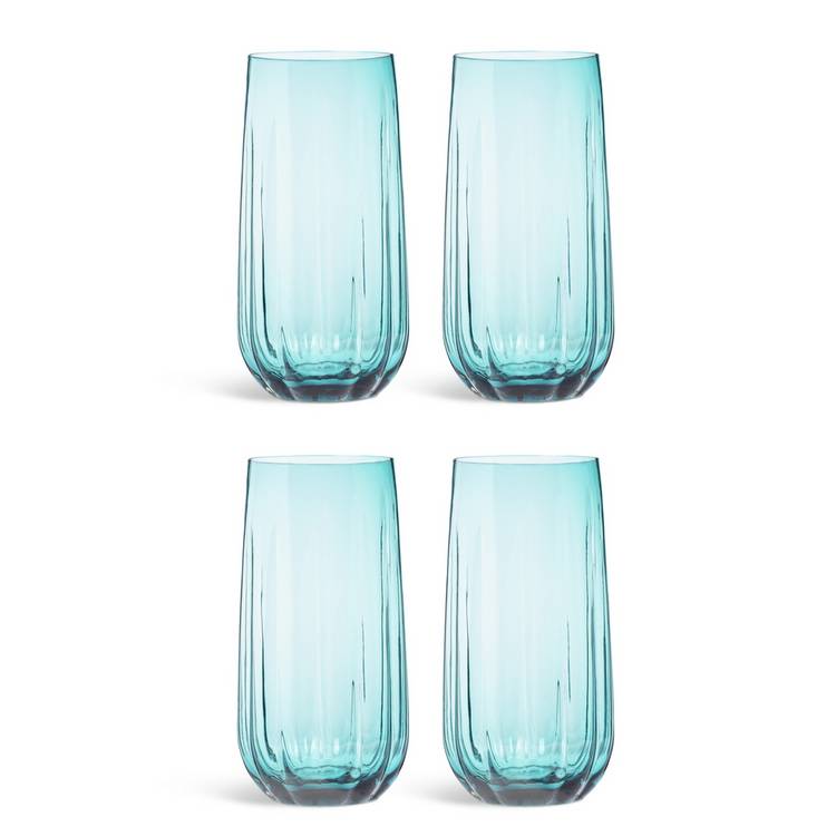 Habitat Japonica Set of 4 Hi Ball Glasses