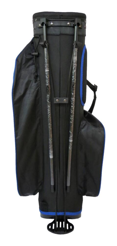 PowerBilt Century 7-Way Top Dividers Golf Stand Bag, Black/Blue