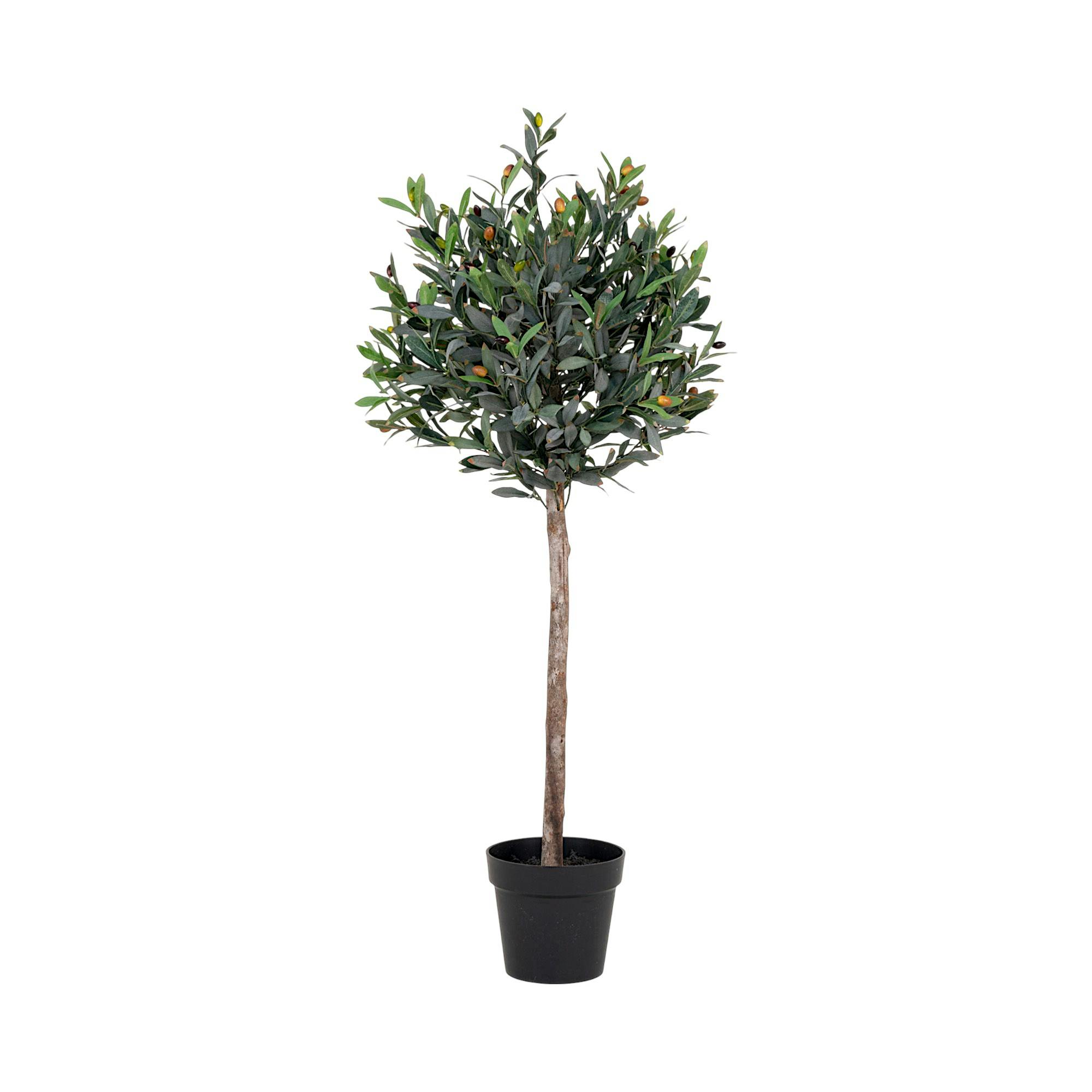 Olivier artificiel en pot H 120 cm