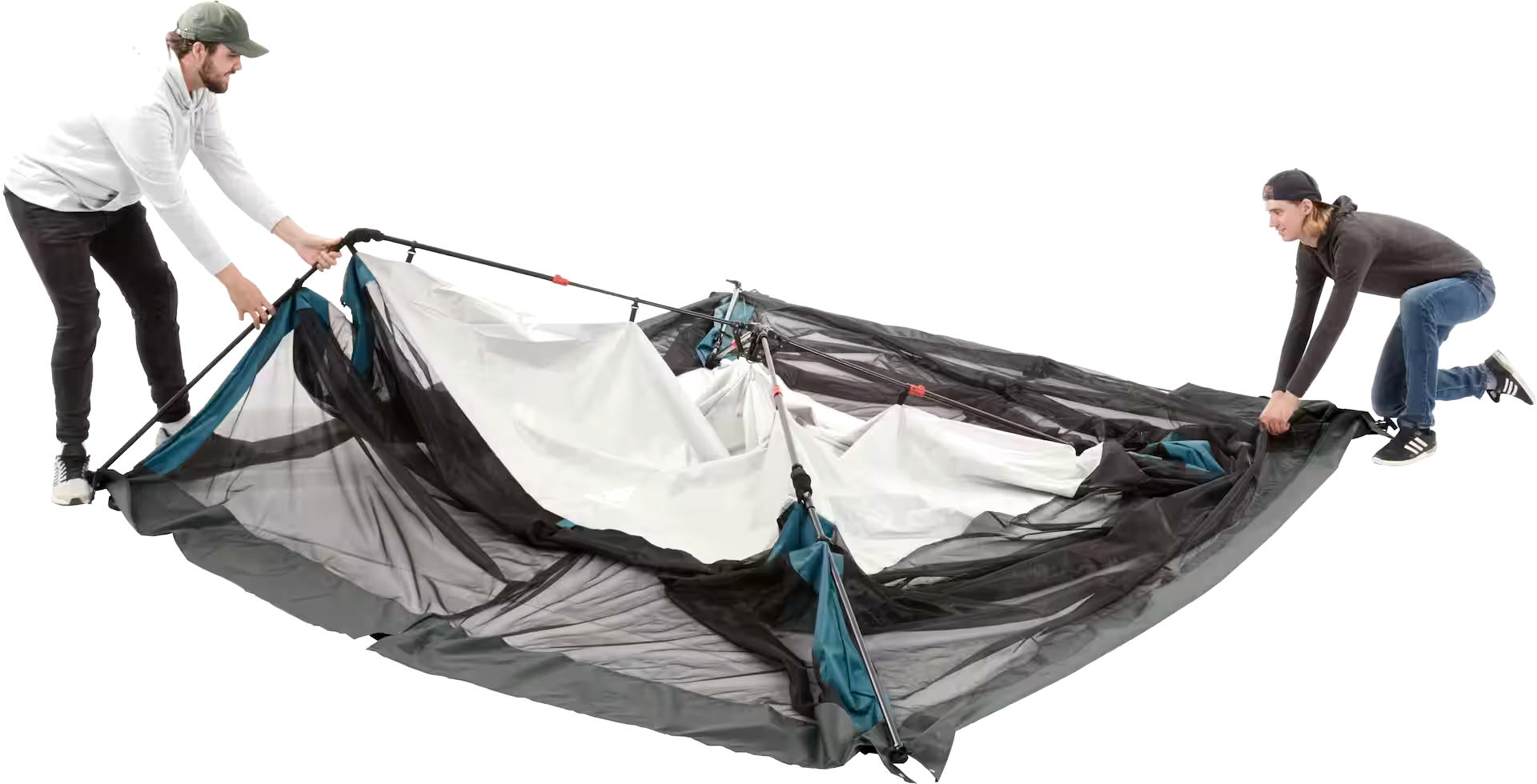 Woods Nook Instant Screen House/Canopy Tent/Gazebo Camping Shelter, 11-ft x 11-ft