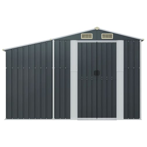 NNEVL Garden Shed Anthracite 277x93x179 cm Galvanised Steel