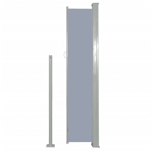 NNEVL Retractable Side Awning 160 x 500 cm Grey