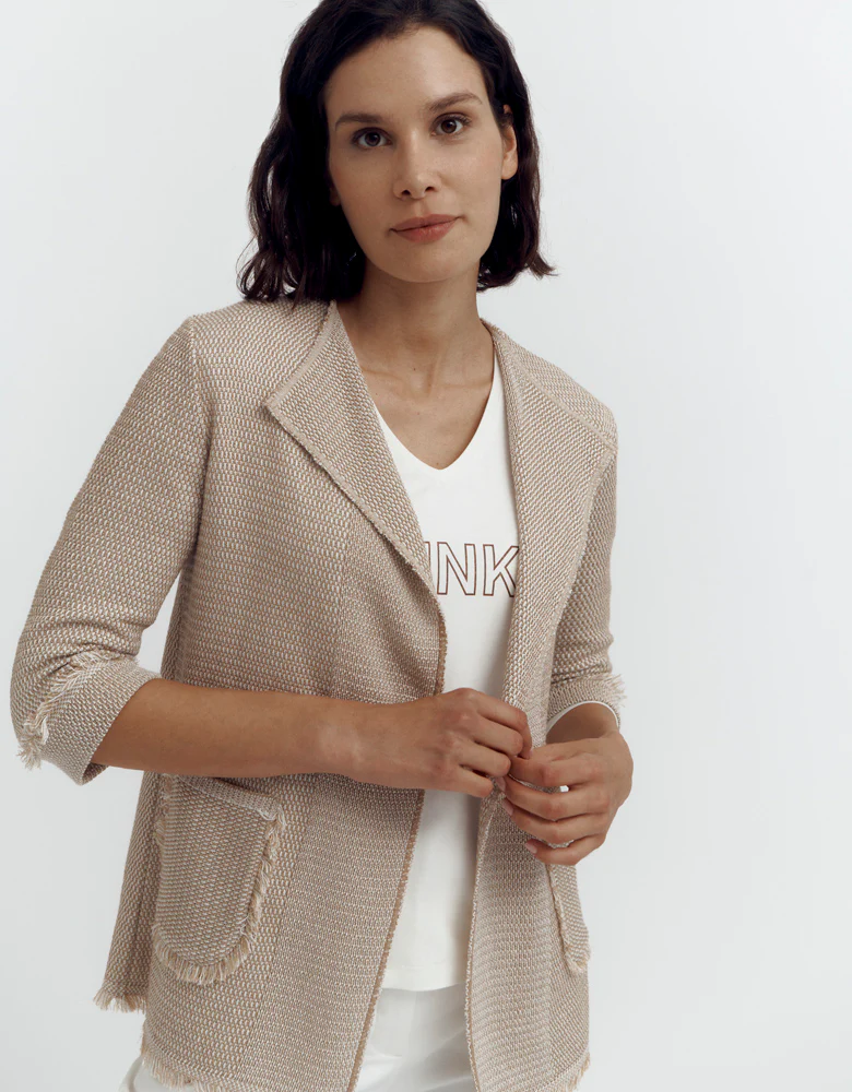 Veste maille bicolore VERLAINE/87048/782