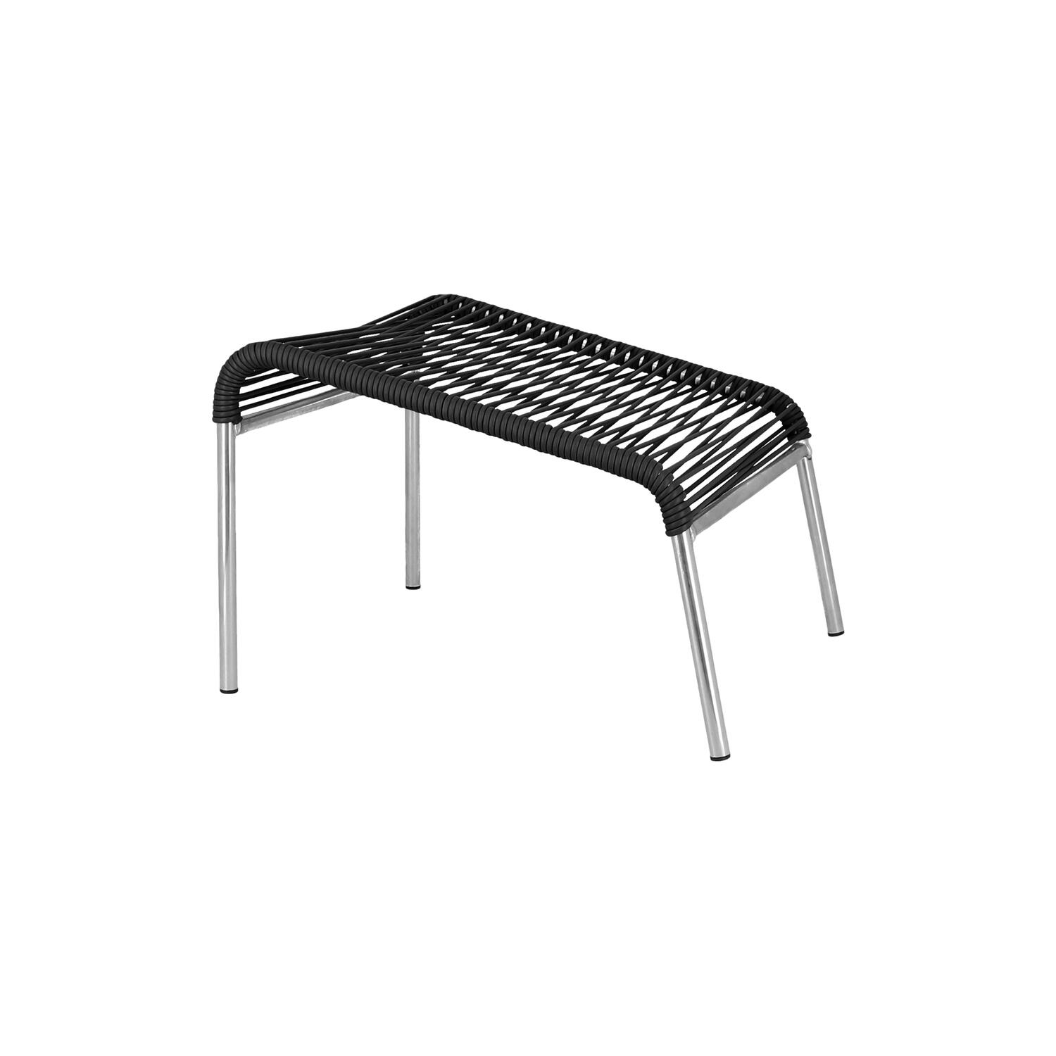 Mya Outdoor Footrest, black