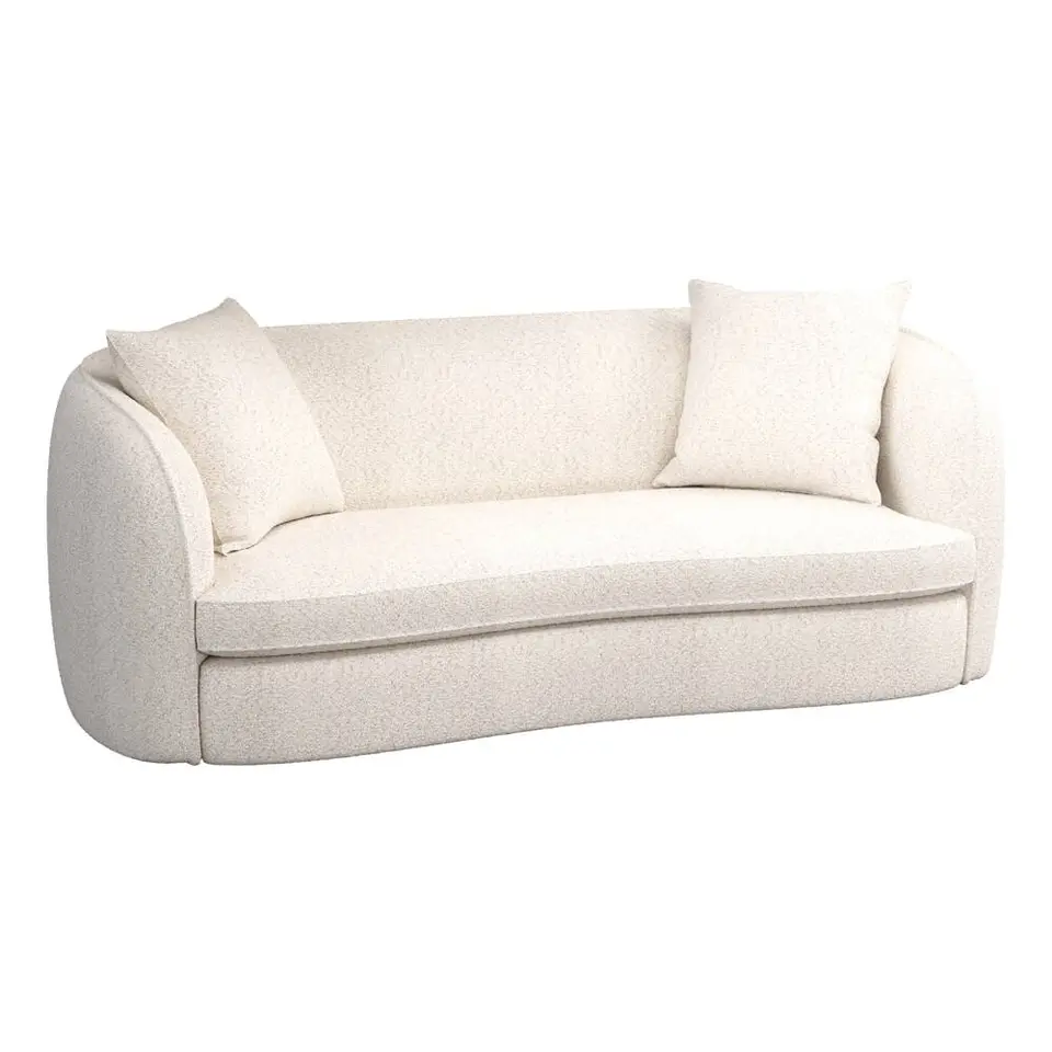 Bank Enzio 3,5-zits - stof Wales - cr&egrave;me