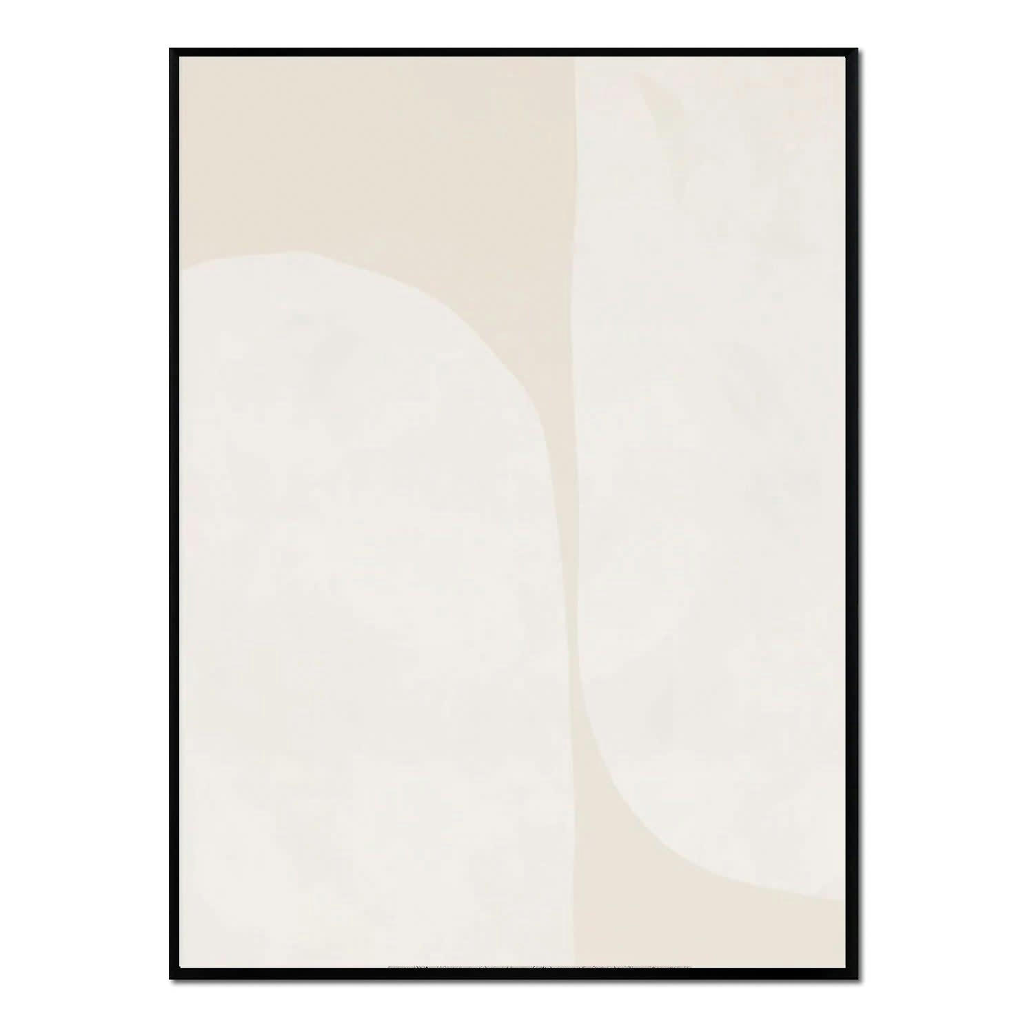 MINIMALISMO - Affiche avec cadre noir -  abstrait - 50x70