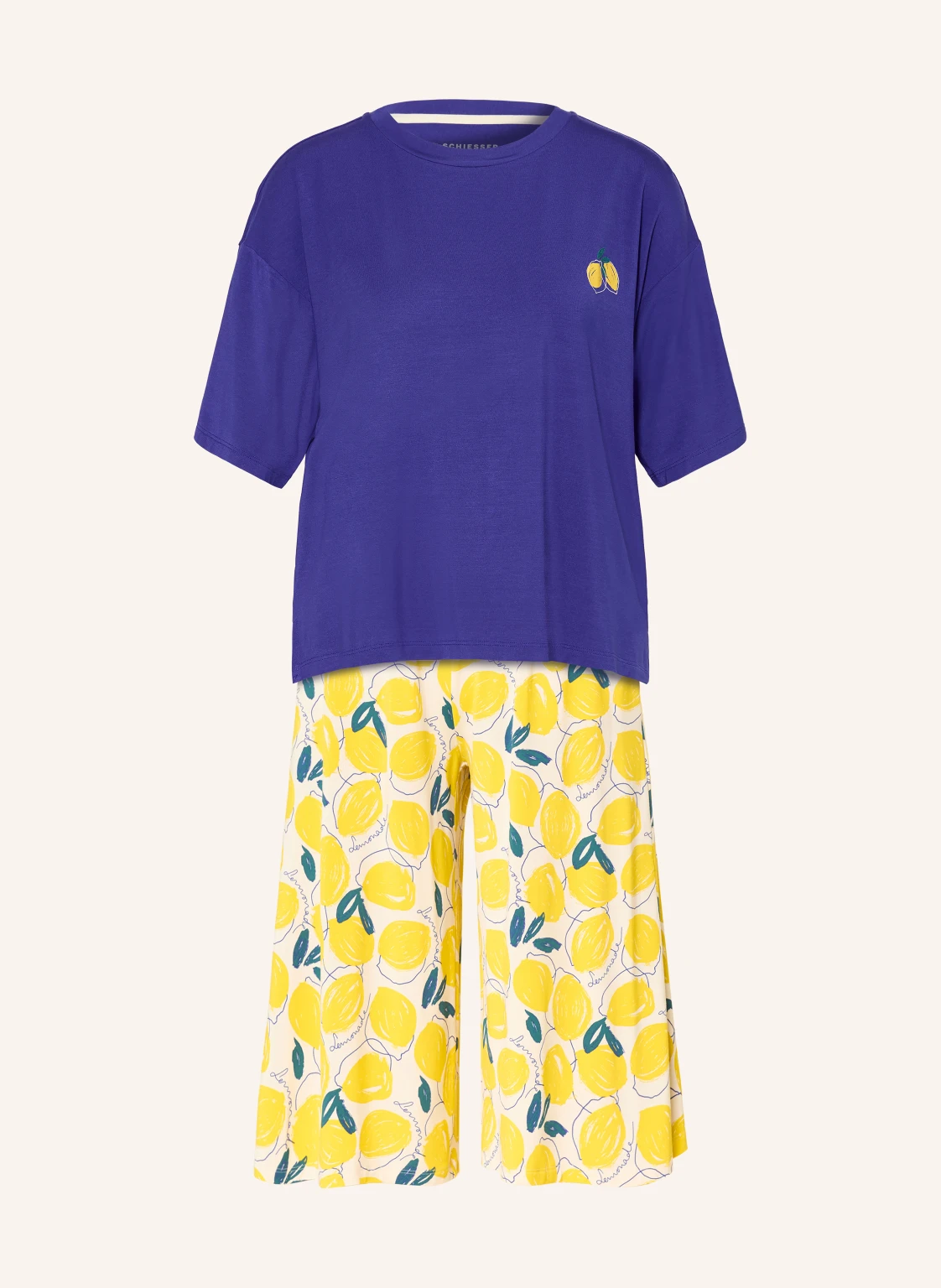 SCHIESSER 3/4-Schlafanzug CASUAL FASHION