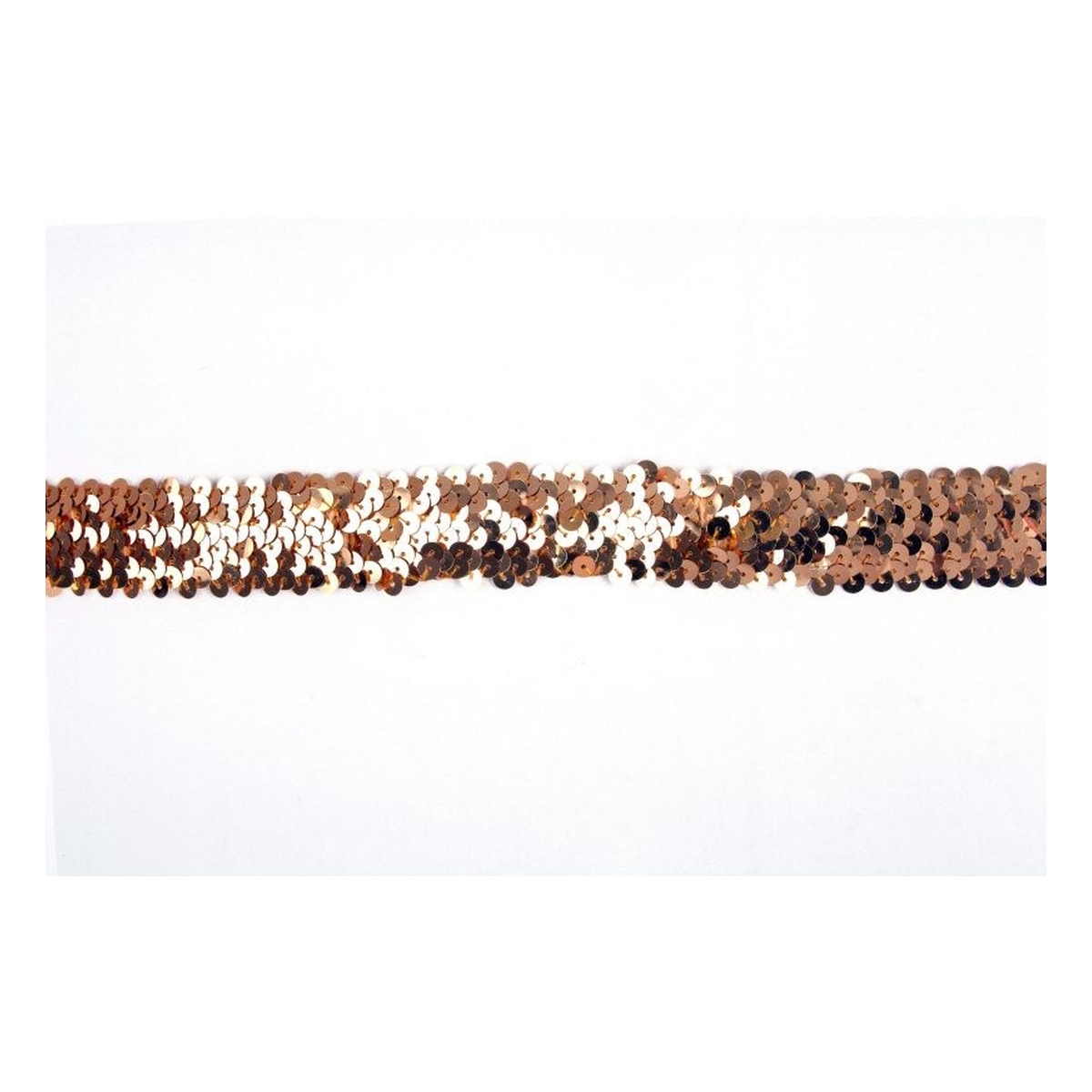 Gold 30mm Sequin Stretch Trim by the Metre