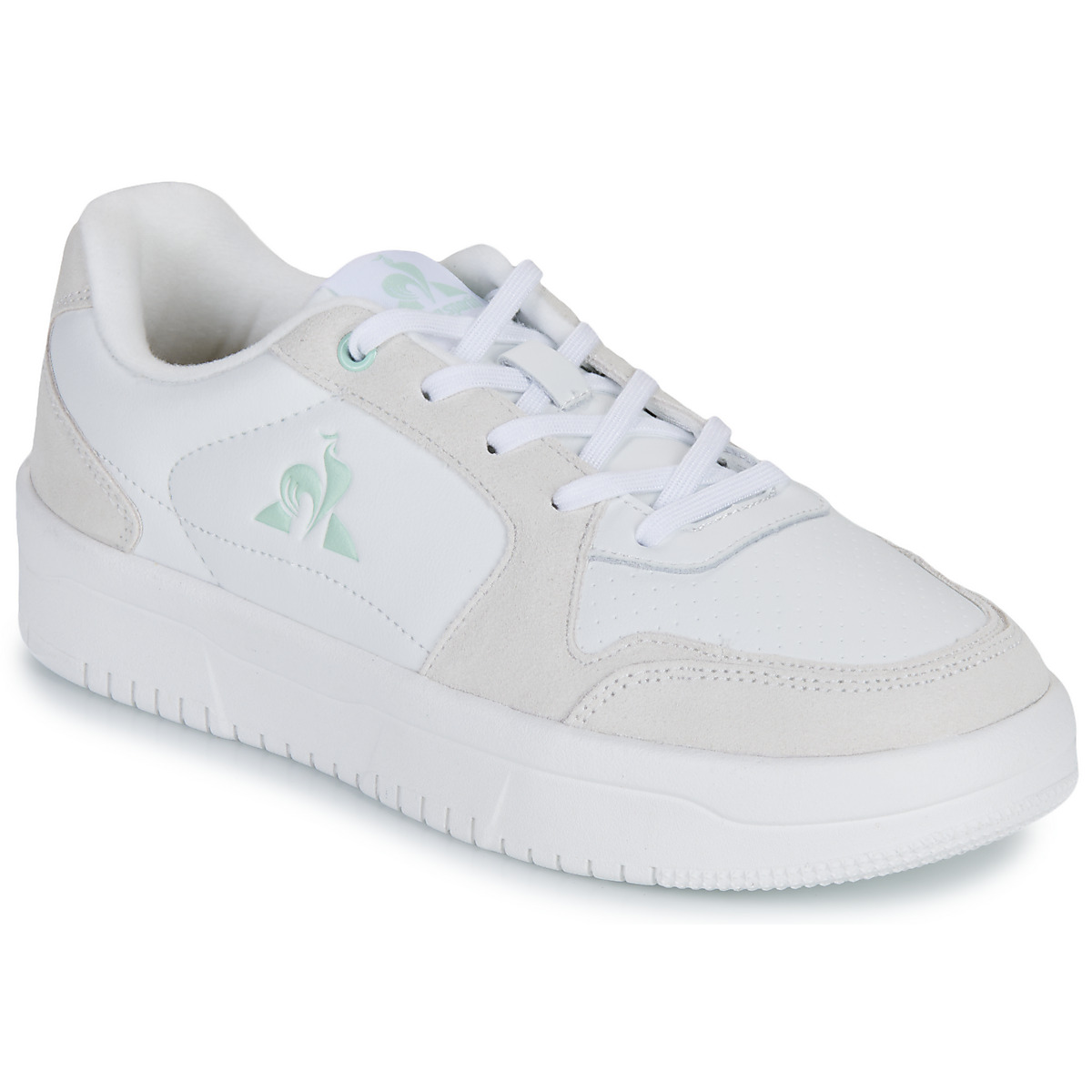 Le Coq Sportif - LCS BILLIE - Optical white / Green