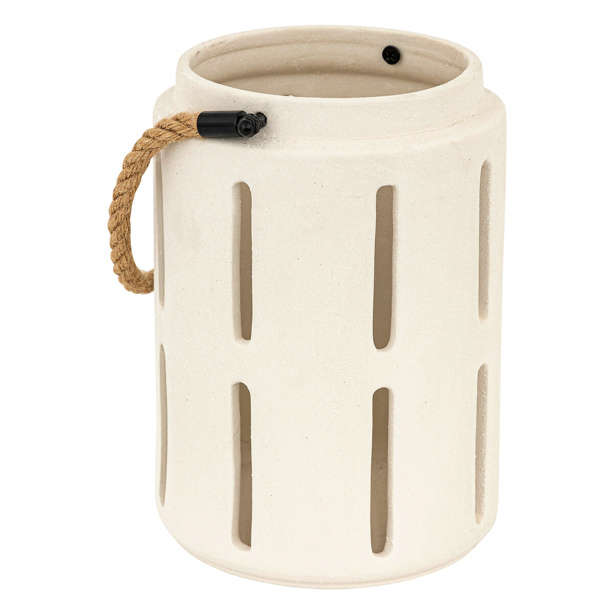 Lanterna NUNA branca em cerâmica