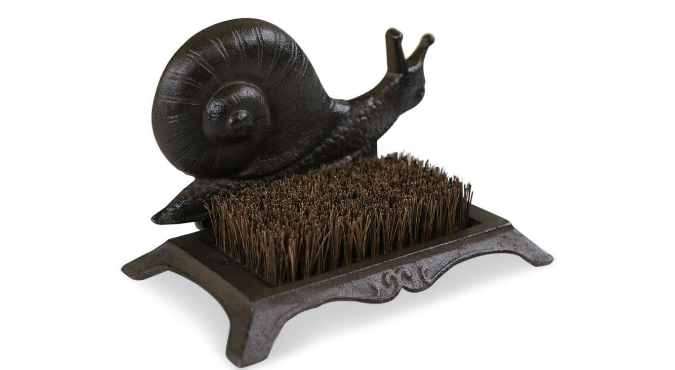 - Gratte-Pied Fonte Marron 25.5x16x17cm